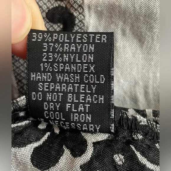 Laps Women Dress Black Gray Sleeveless S-M - Picture 9 of 9